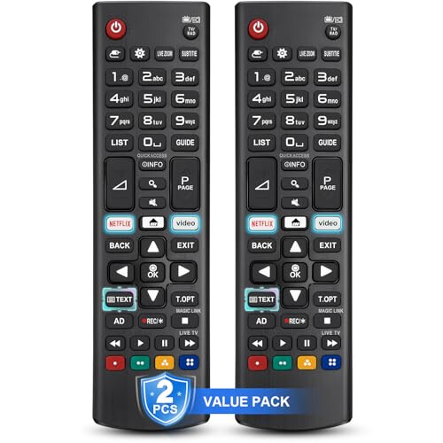 Universal for LG Smart TV Remote Control Replacement (Pack of 2)