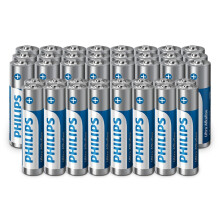 Philips Ultra Alkaline AA/AAA Batteries Combo - Versatile for All Devi
