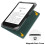 HGWALP Universal Case for 6" eReaders, Folio Leather Stand Cover with 4