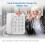 VTech VTech CL1100 Corded Landline House Phone with Big Button, Visual Ring 6