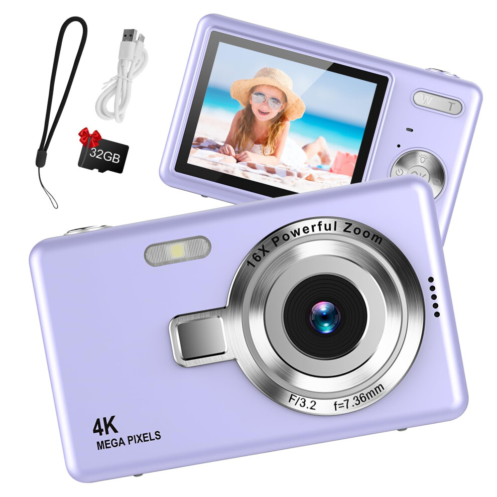 Digital Camera 1080P Fhd 44Mp With 2.4" Lcd Screen,16X Digital Zoom, C 8900107534595