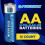 Powermax 12-Count Double AA Batteries, Ultra Long Lasting Alkaline Bat 2