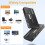 HDMI Switch 3 In 1 Out, HDMI Splitter 4K with Remote Auto Switcher Sup 6