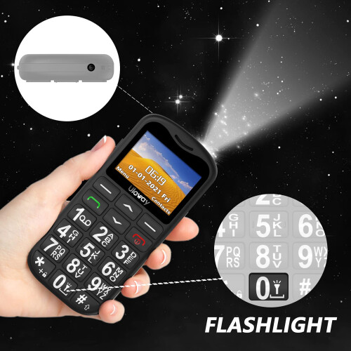 ukuu Big Button Mobile Phone for Elderly Easy to Use Basic Mobile Phon 2