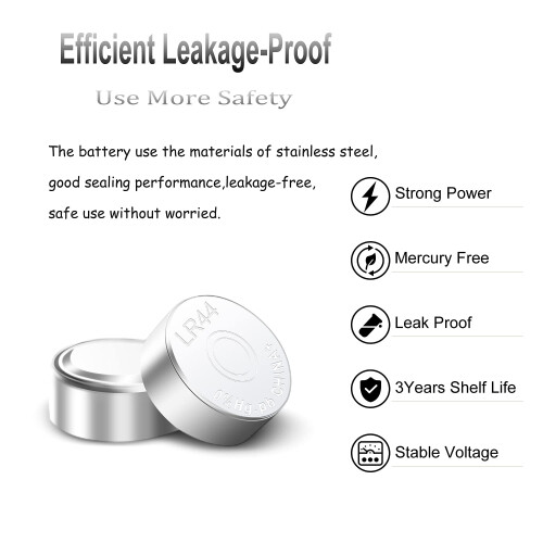 LR44 Battery AG13 1.5V Alkaline Button Cell Coin Batteries 357 A76 SR4 2
