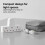 13A 3 Gang UK 3-Pin Power Adapter Multi Plug Socket Extender, Compact 6