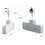 Mscien Multi Plug Extension Socket with USB, 4 Way Plug Adapter, Hanging Plug Extender with Switches for Home, Office, Multiplug Wall Socket Extensio 6