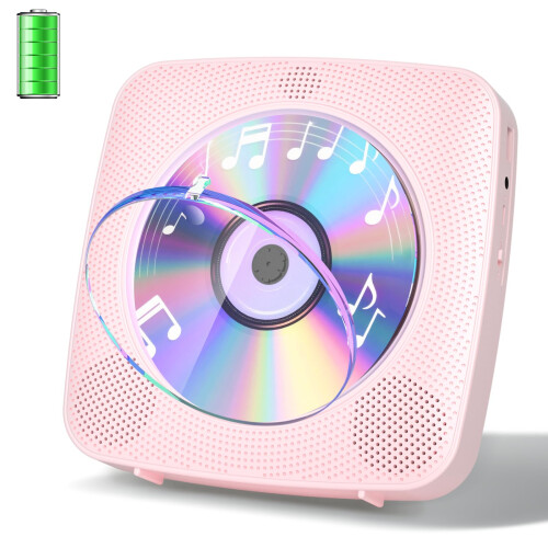 Gueray Desktop CD Player Bluetooth CD Players with Speakers for Home 1