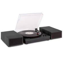 Fenton RP165B Record Player with Speakers – Retro Bluetooth Turntable,
