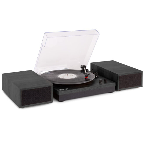Fenton RP165B Record Player with Speakers – Retro Bluetooth Turntable,