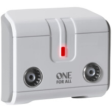One For All SV9602 2 Way Signal Booster/Splitter for TV