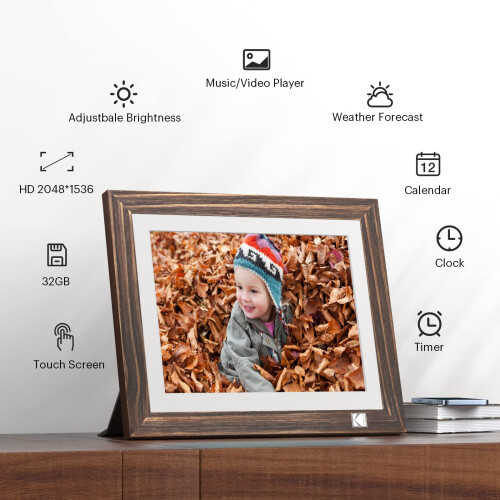 Kodak Digital Photo Frame, Electronic Photo Frame (9.7 Inches) 1