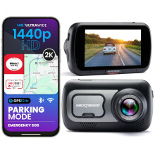 Nextbase 522GW Dash Cam Front Camera – 1440p QHD, GPS, Wi-Fi, Bluetoot