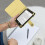 TECHGEAR YELLOW Kindle PU Leather Folio Case Cover With Magnetic Clasp 5