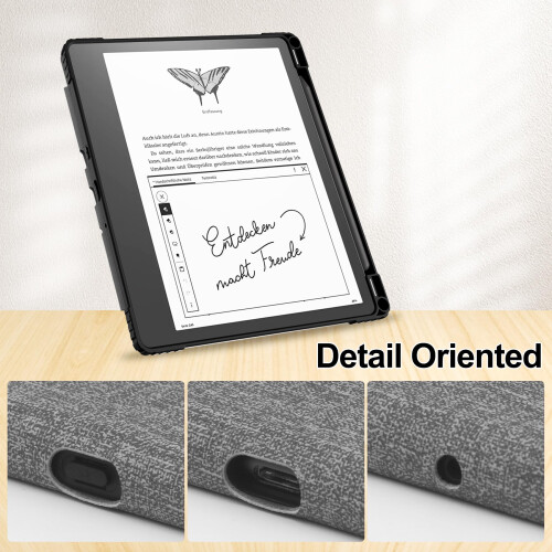 HGWALP Slimshell Clear Case for Kindle Scribe 10.2" (2024/2022 Release 2
