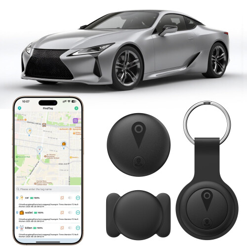 GPS Tracker for Vehicles Work with Built-in APP (Compatible with iOS a
