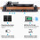 1 BY ONE Bluetooth Turntable Hi-Fi System with 36 Watt Bookshelf Speak 4