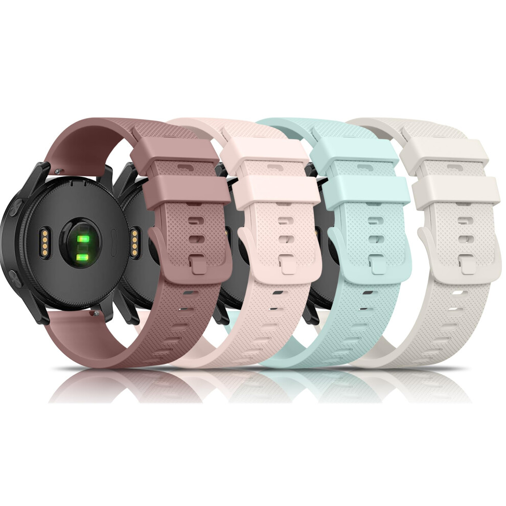 4 Pack For Garmin Forerunner 245 Straps, Garmin Vivoactive 5 Strap, Ve 8270852302849