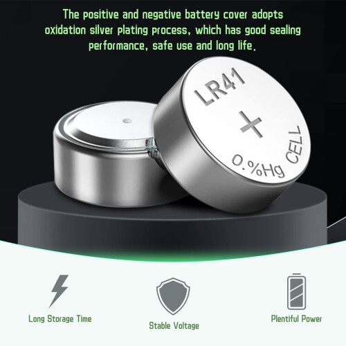 Alkaline Button Cell Batteries LR41 AG3 1.5V Coin Cell Battery 384 SR4 2