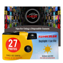 Disposable Camera Bundle with Novocolor Daylight Single Use Camera 27
