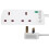 PRO ELEC PELB1988 Mains Extension Lead with Surge 1