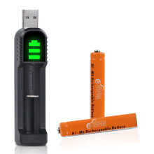 AAAA Rechargeable Batteries,Pickle Power 2 Pack 1.2V 500mAh AAAA Batte