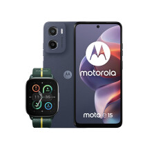Motorola E15 Denim blue 2+64 with CO2 Offset and Moto watch fit, PANTO