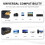 Duttek U Shape Mini HDMI to HDMI 8K Adapter,Down A 5