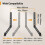Perlegear Sound bar Bracket with Adjustable Height 2