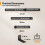 Perlegear Sound bar Bracket with Adjustable Height 3