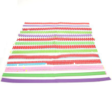 Tecido de algodão floral pré-cortado em quadrados, multicolorido, para patchwork, costura, artesanato DIY, macio, resistente, lavável e