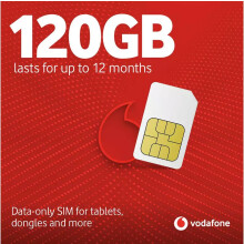 Vodafone Mobile Data Plan Lasts up to 12 Months (120GB)