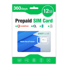 EIOTCLUB Sim Card, Data Only Sim Card for 4G Camera, 4G Wifi Router, T