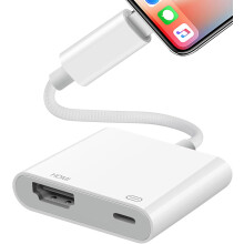 Obllemn Lightning to HDMI Adapter, 1080P to HDMI Cable Adapter Sync Sc