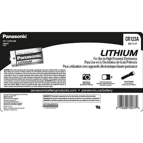Panasonic Panasonic - Special CR123A Lithium Photo Stack (6 Units) 1