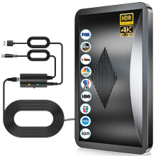 Freeview TV Aerial 600+Miles Range, Upgrade Digital Aerial for TV Indo