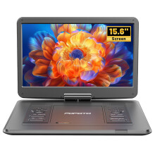 17.5" Portable DVD Player with 15.6" Large HD Swivel Screen, 6 Hours B