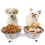 Doppelte Hunde- und Katzennäpfe, Premium-Futter- und-Silber 2