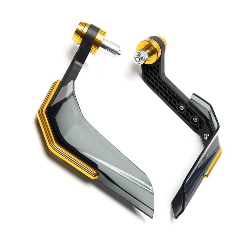 Motorcycle Handguards Universal Fit Windproof Handlebar Shield For Motocross Dirt Bike Yellow 9382693551740