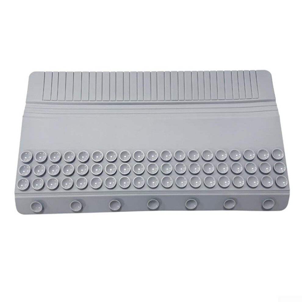 Kitchen Sink Splash Guard Waterproof Silicone Rim Barrier With Strong Suction Cup, Gray 20X4in 9365369659926