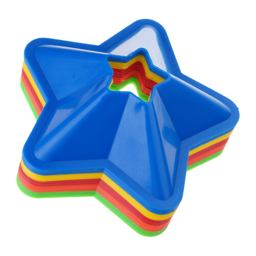 Soccer Practice Cones With Star Pattern Player Performances