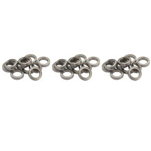 30Pcs Miniature Sealed Metal Shielded Metric Radial Bearing Model: 6701 ZZ 12X18X4MM