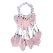Justerbart armbånd til kvinder, festivalhovedbeklædning med fjerhovedbeklædning og boho drømmefangerøreringe, håndlavede hårextensions,