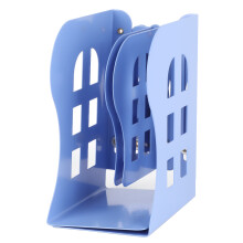 Serre-livres rĂ©glable et extensible avec porte-stylo, organisateur d'Ă©tagère en mĂ©tal, coloris Morandi, gain de place, durable et rĂ©sistant Ă