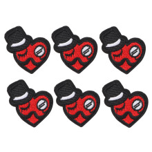 Gør-det-selv-beklædningstilbehør - Broderet patchsæt i fuld farve med specielt formdesign, perfekt til at tilpasse hatte, tasker og skjorter