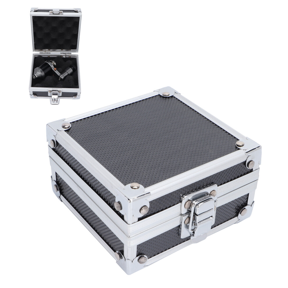 Portable Aluminum Tattoo Machine Storage Box 11x11x6.5cm