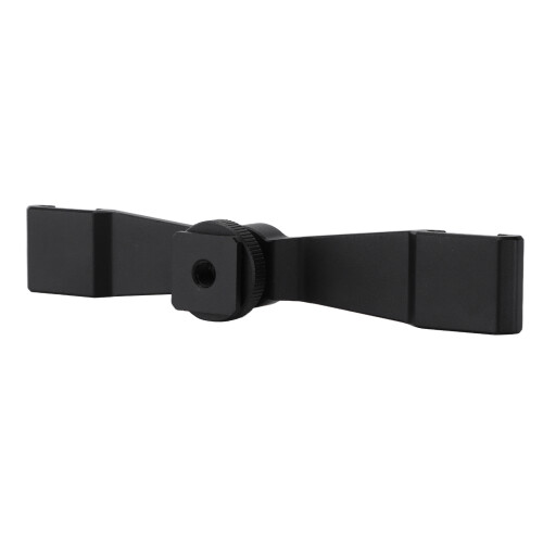 Dual Cold Shoe Mount Bracket for Camera, Fill Light & Microphone