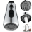 (Silver) Pull Down Kitchen Faucet Spray Head Replacement, 2-Function Tap Head 1