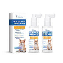 (2pcs) Pet Anal Gland Spray, Hot Spot & Anti-Itch Treatment for Dogs & Cats, Soothing Inflamed Skin & Odor