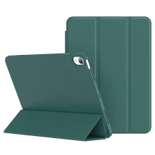 (Green, Green) iPad 10.9" Tri-Fold Stand Case Leather TPU Cover - Dark Blue
